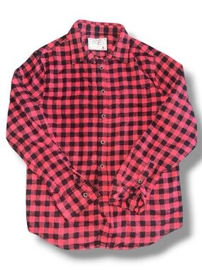 JACHS NY Red/Black Buffalo Plaid Flannel Shirt